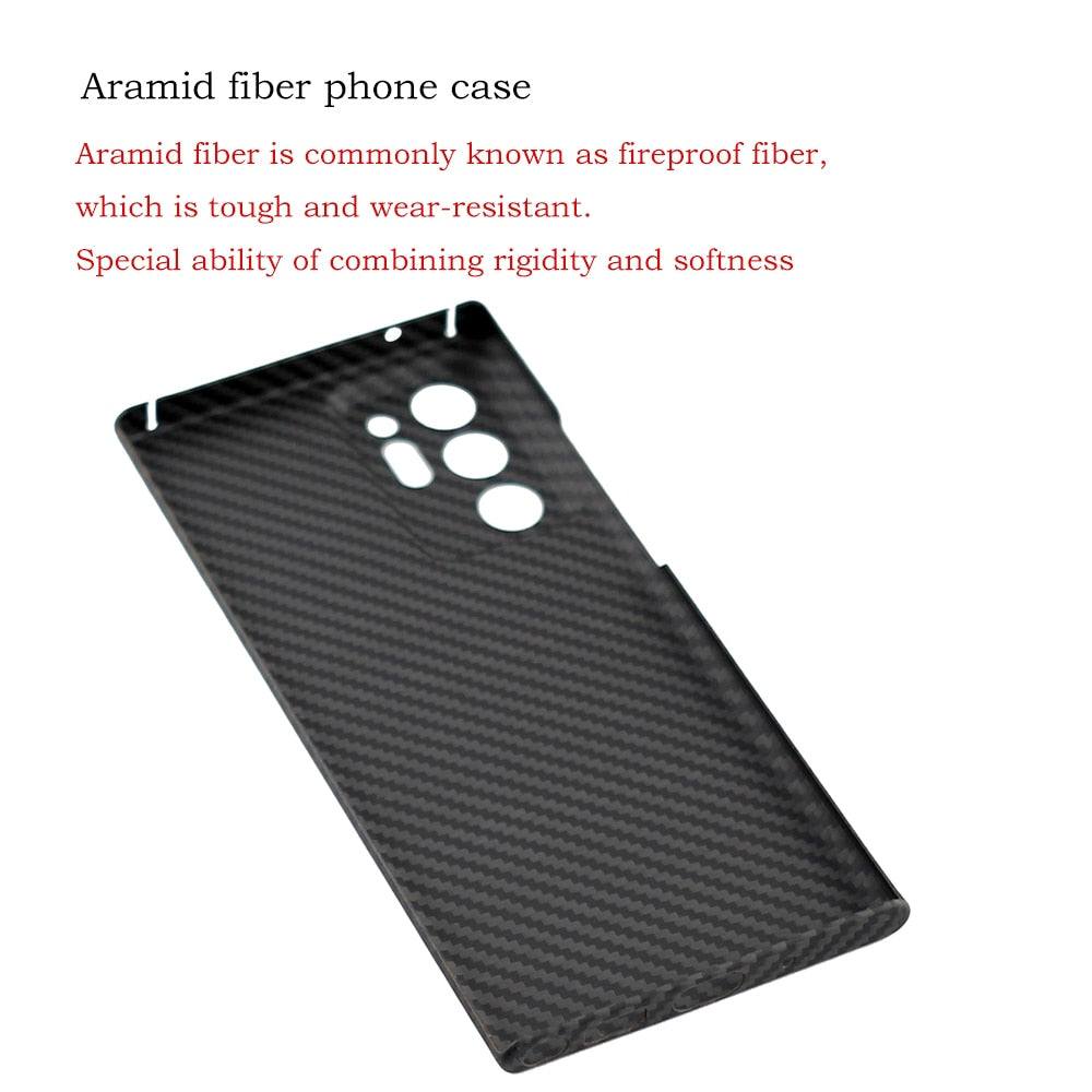 Real Carbon Fiber Case For Samsung - Premium Mobile Phone Cases from Dressmycell.com - Just $45.00! Shop now at Dressmycell.com