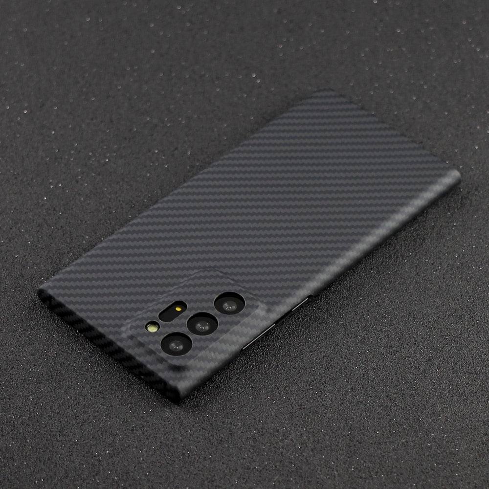 Real Carbon Fiber Case For Samsung - Premium Mobile Phone Cases from Dressmycell.com - Just $45.00! Shop now at Dressmycell.com
