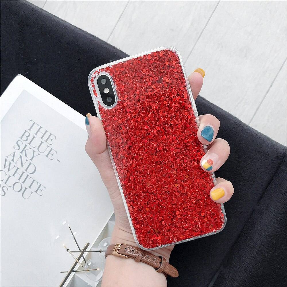 Glitter Sequins Shockproof Silicone Case For Xiaomi - Premium Mobile Phone Cases from Dressmycell.com - Just $15.00! Shop now at Dressmycell.com