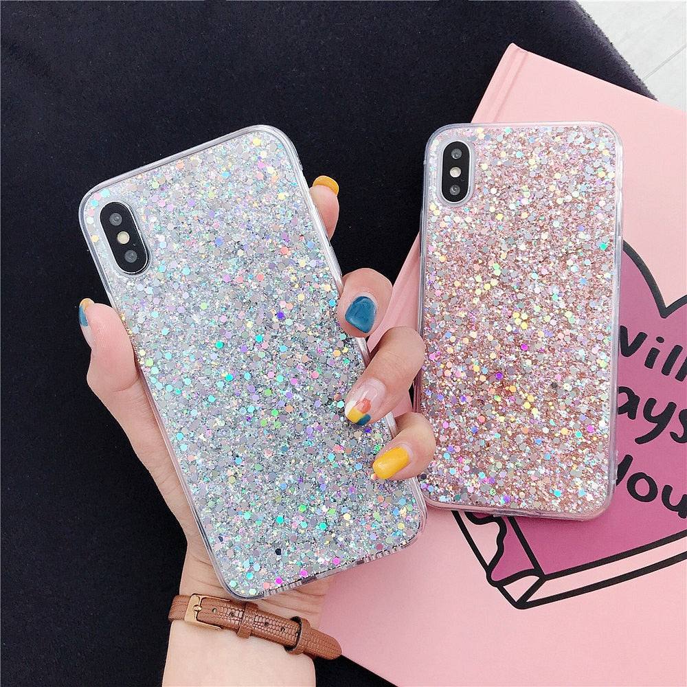 Glitter Sequins Shockproof Silicone Case For Xiaomi - Premium Mobile Phone Cases from Dressmycell.com - Just $15.00! Shop now at Dressmycell.com