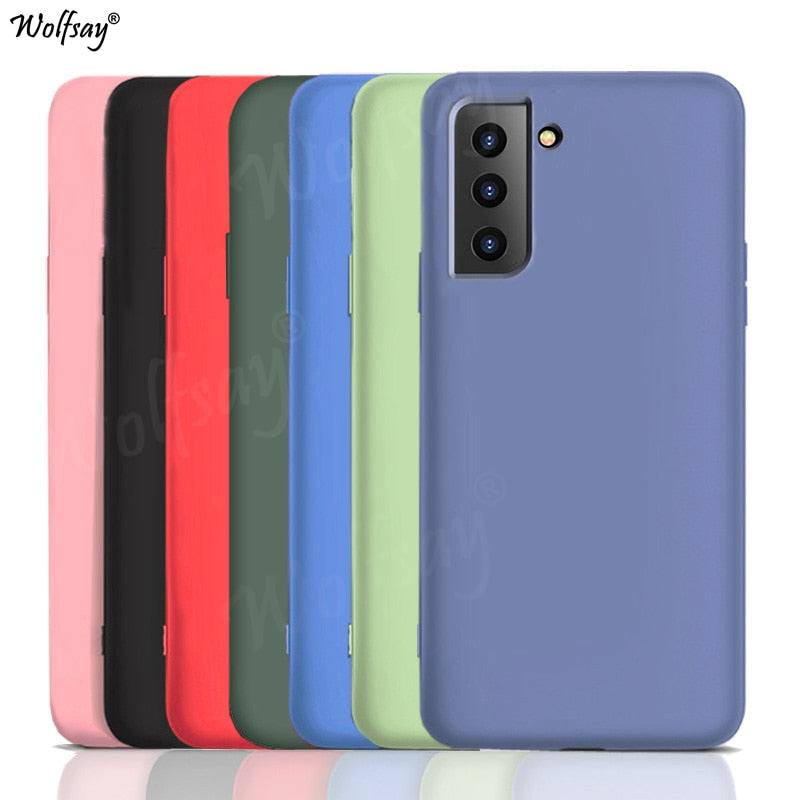 Liquid Silicone Soft Case For Samsung - Premium Mobile Phone Cases from Dressmycell.com - Just $13.00! Shop now at Dressmycell.com