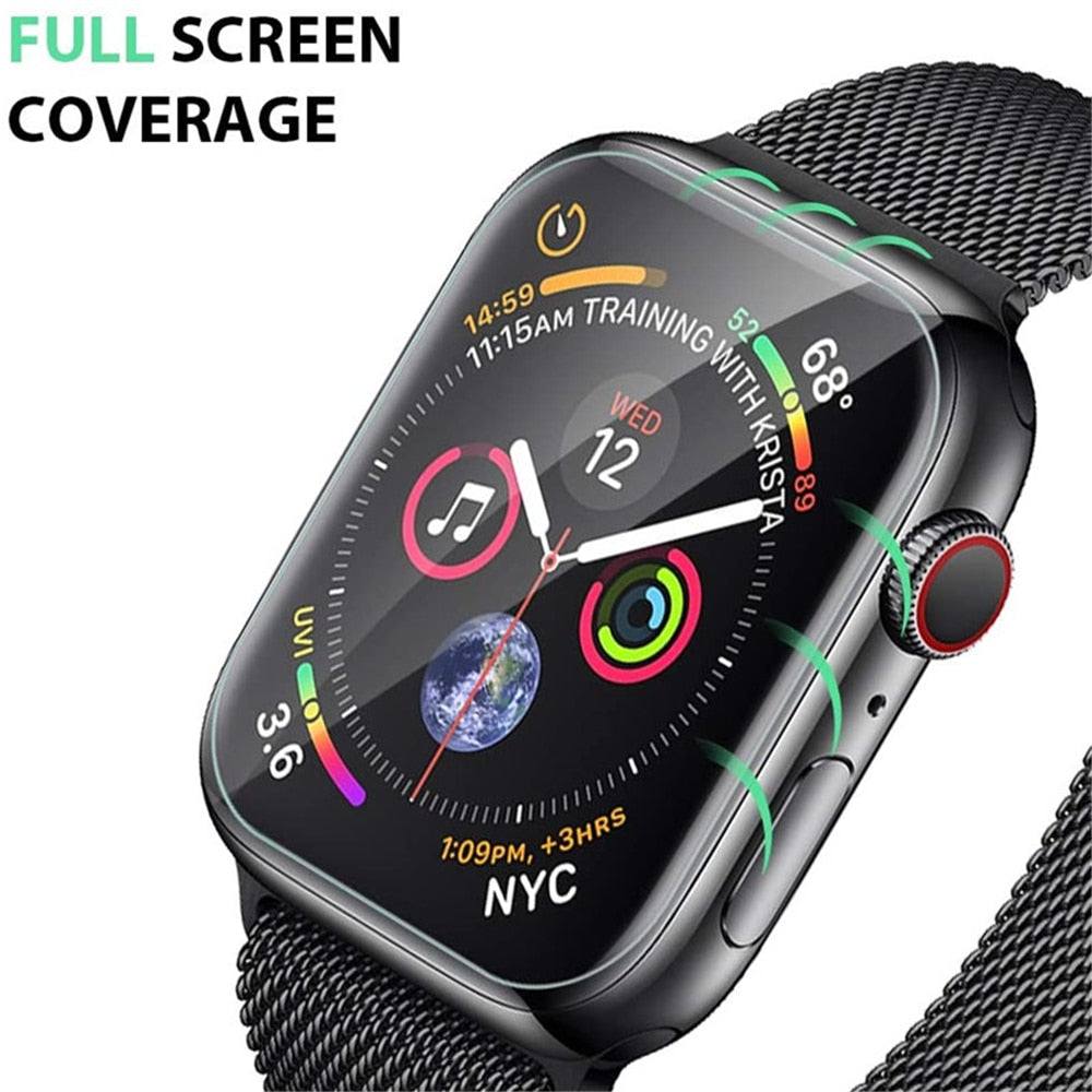 Screen Protector Clear Full Protective Film for Apple Watch - Premium Apple Watch Accessories from Dressmycell.com - Just $14.00! Shop now at Dressmycell.com