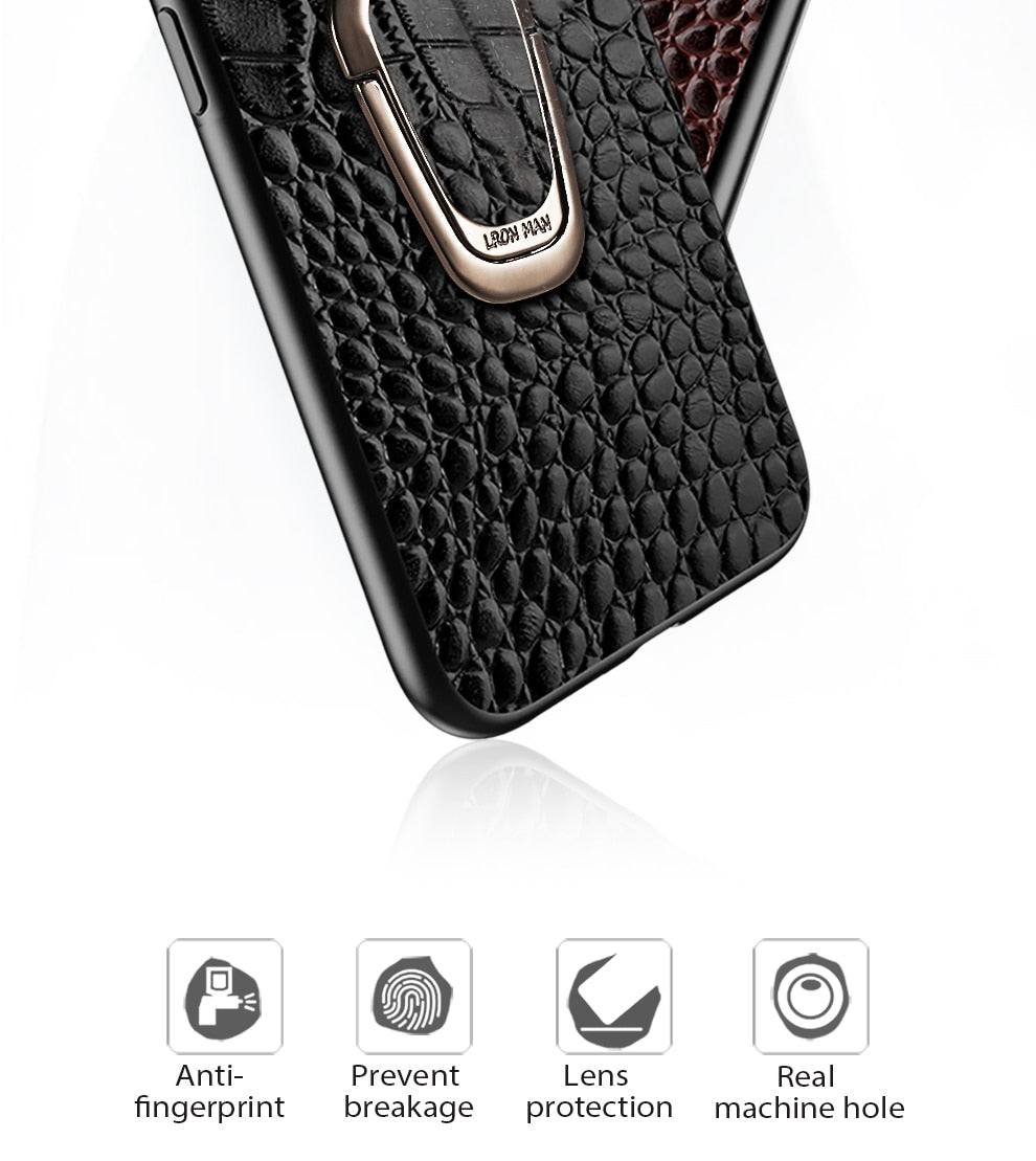 LANGSIDI Leather Case with Bracket for Samsung - Premium Mobile Phone Cases from Langsidi - Just $28.00! Shop now at Dressmycell.com