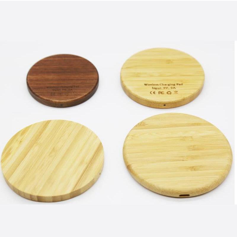 15W Wooden Fast Wireless Charger for Phones - Premium Chargers & Powerbanks from Dressmycell.com - Just $42.00! Shop now at Dressmycell.com