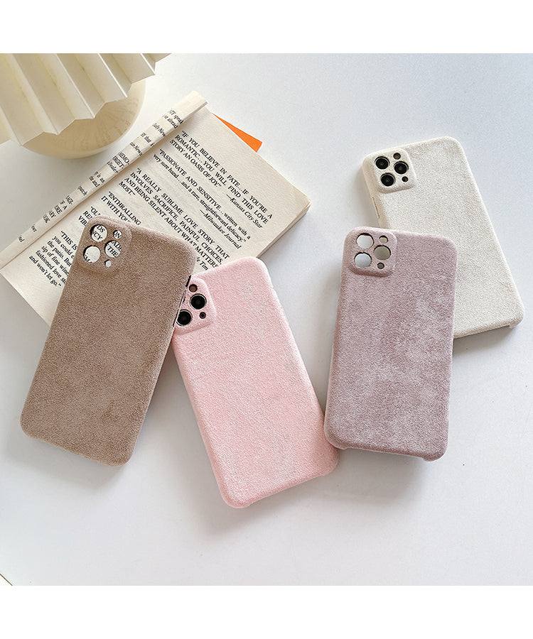 Velvet Texture Cover Case For iPhone - Premium Mobile Phone Cases from Dressmycell.com - Just $18.00! Shop now at Dressmycell.com