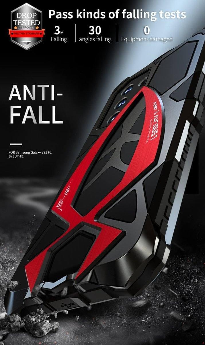 360 Full Protect Armor Case For Samsung Galaxy S21 FE - Premium Mobile Phone Cases from Luphie - Just $35.00! Shop now at Dressmycell.com