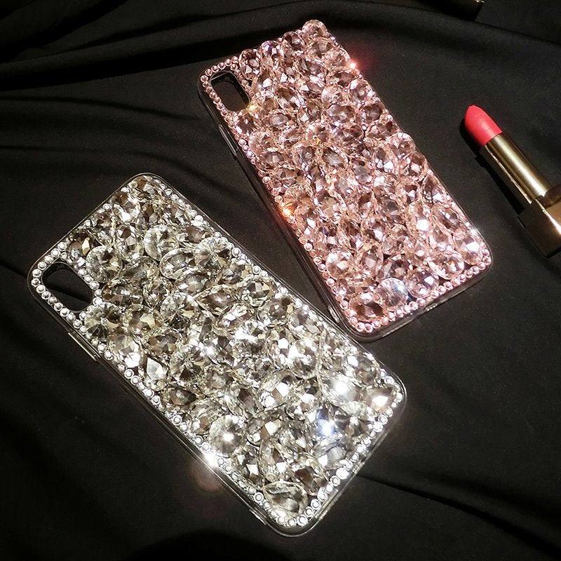 Fashion Crystal Diamond Case For iPhone - Premium Mobile Phone Cases from Dressmycell.com - Just $22.00! Shop now at Dressmycell.com