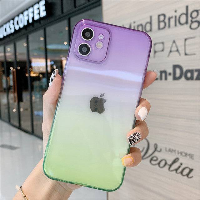 Gradient Colored Case For iPhone - Premium Mobile Phone Cases from Dressmycell.com - Just $15.00! Shop now at Dressmycell.com