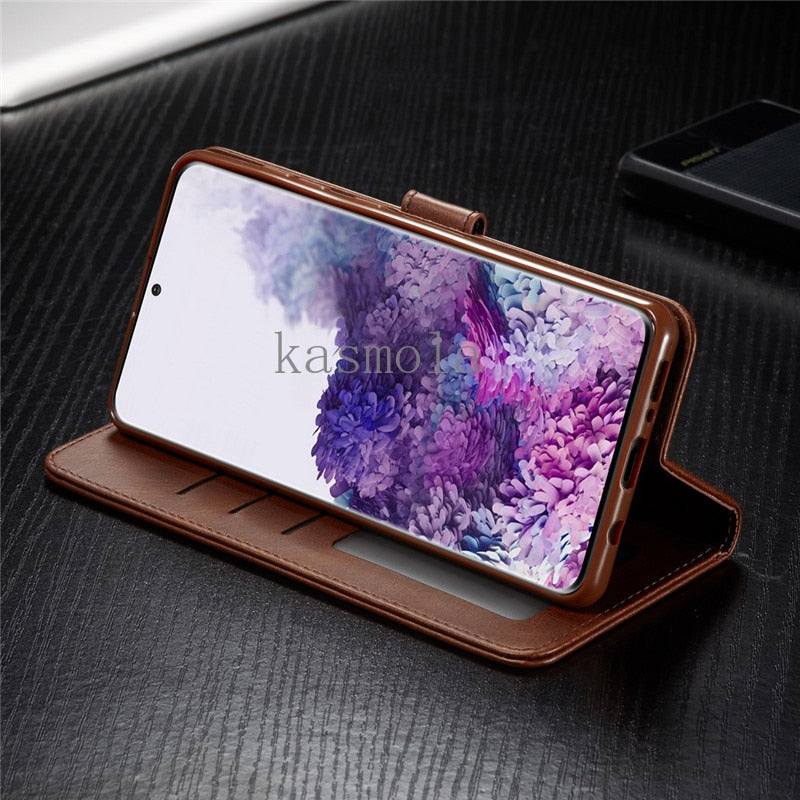 Luxurious Leather Flip Case For Samsung - Premium Mobile Phone Cases from Dressmycell.com - Just $20! Shop now at Dressmycell.com
