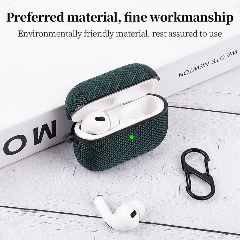 Nylon Protective Cases For Apple Airpods 1/2/Pro - Premium Airpods Cases from Dressmycell.com - Just $18.00! Shop now at Dressmycell.com