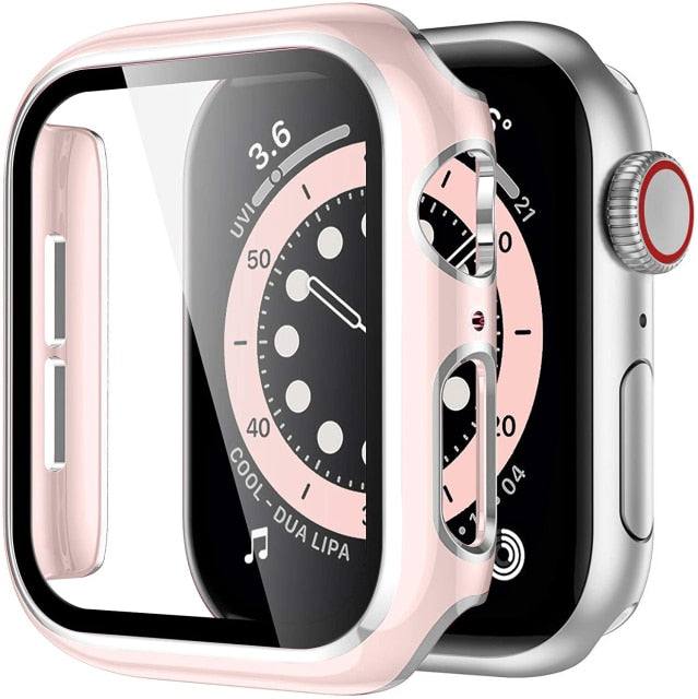 Tempered Glass Cover For Apple Watch - Premium Apple Watch Accessories from Dressmycell.com - Just $15.00! Shop now at Dressmycell.com