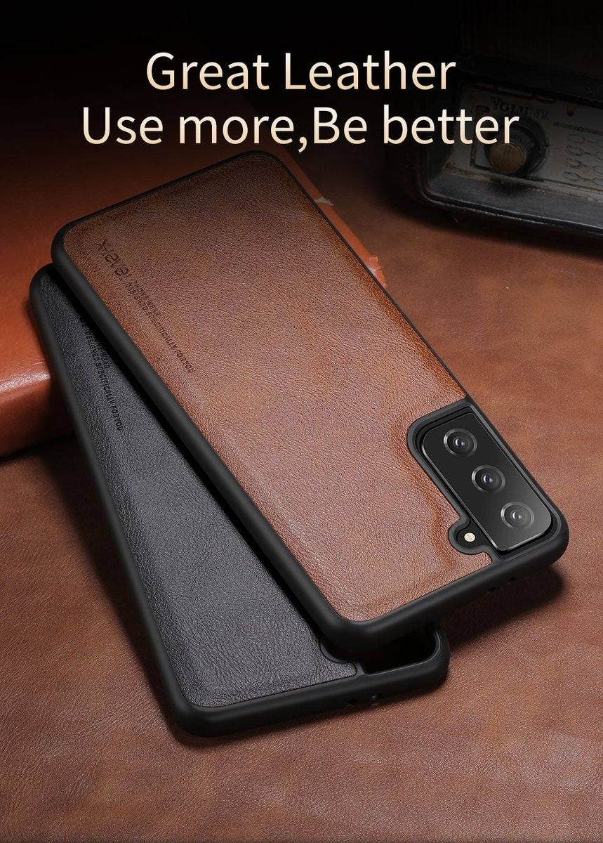 X-Level Leather Case For Samsung - Premium Mobile Phone Cases from Dressmycell.com - Just $18.00! Shop now at Dressmycell.com