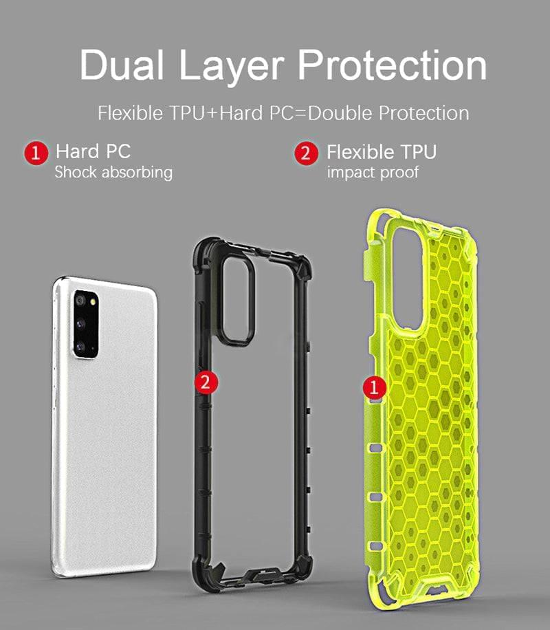 Airbag Shockproof HoneyComb Case for Samsung - Premium Mobile Phone Cases from Dressmycell.com - Just $10.14! Shop now at Dressmycell.com