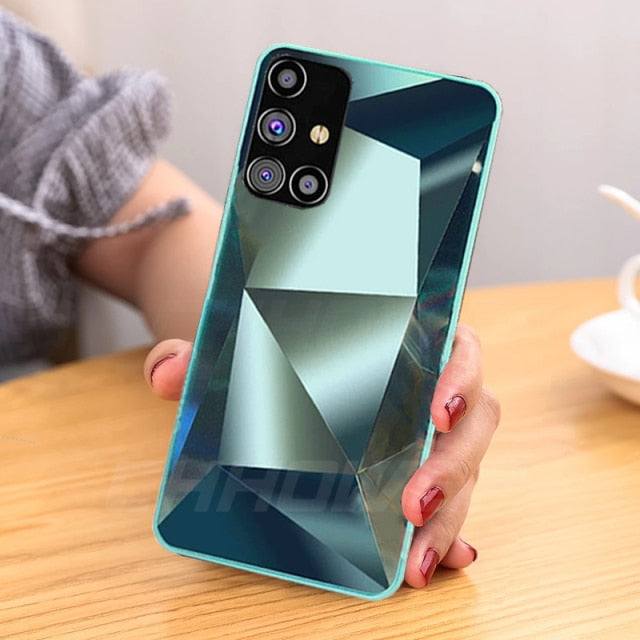 Diamond 3D Mirror Case For Samsung Galaxy A-Series - Premium Mobile Phone Cases from Dressmycell.com - Just $14.00! Shop now at Dressmycell.com