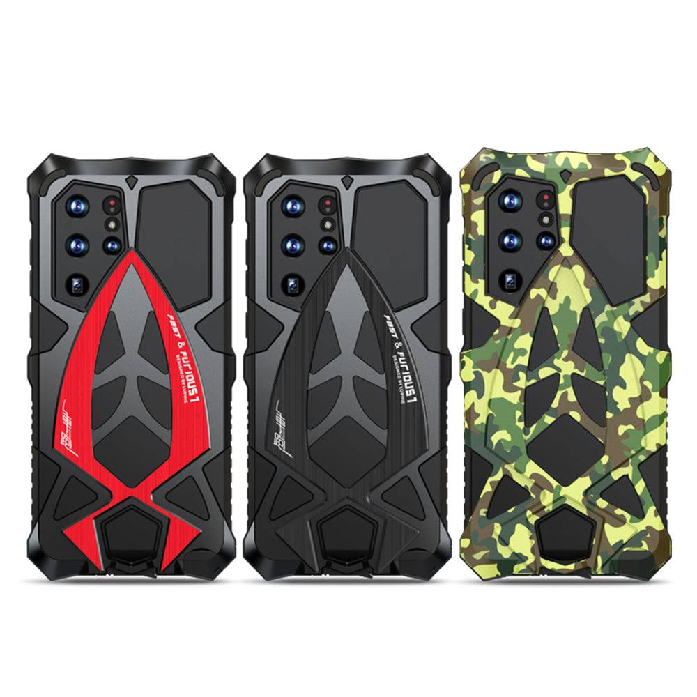 Military Grade Shock Proof Armor Case For Samsung - Premium Mobile Phone Cases from Dressmycell.com - Just $35.00! Shop now at Dressmycell.com