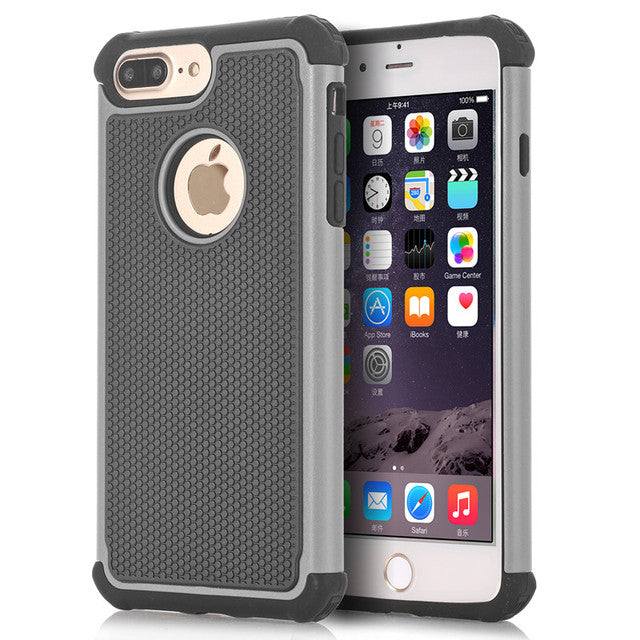 Shockproof Dual Protection Case for iPhone - Premium Mobile Phone Cases from Dressmycell.com - Just $18.00! Shop now at Dressmycell.com